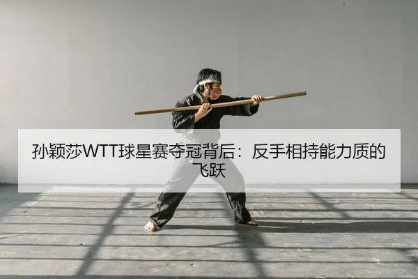 孙颖莎WTT球星赛夺冠背后：反手相持能力质的飞跃